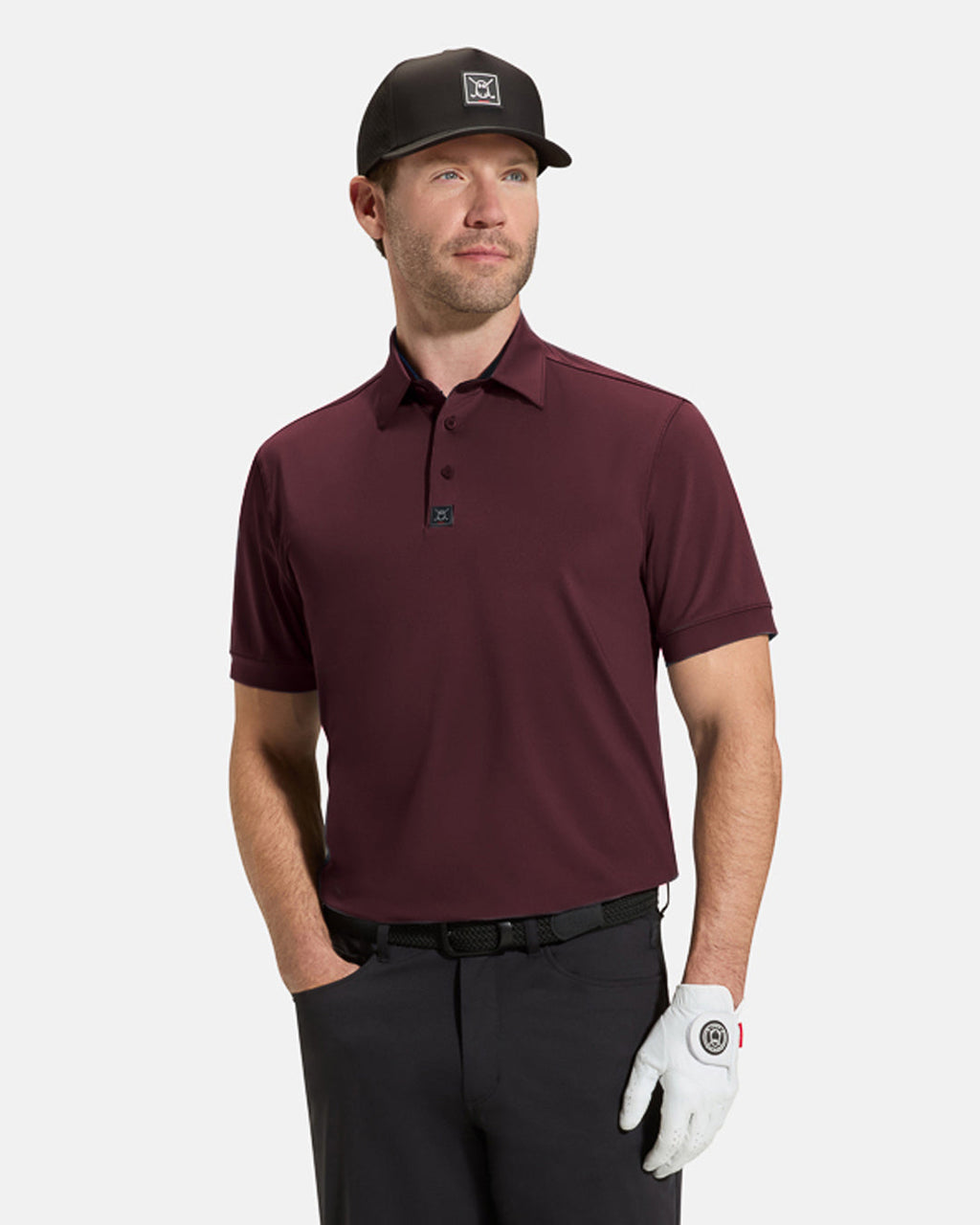 PERFORMANCE POLO (BURGUNDY)