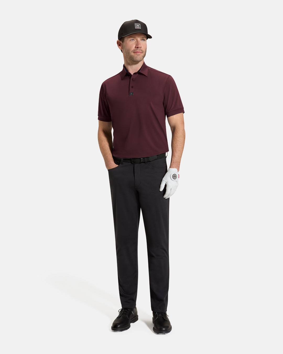 PERFORMANCE POLO (BURGUNDY)